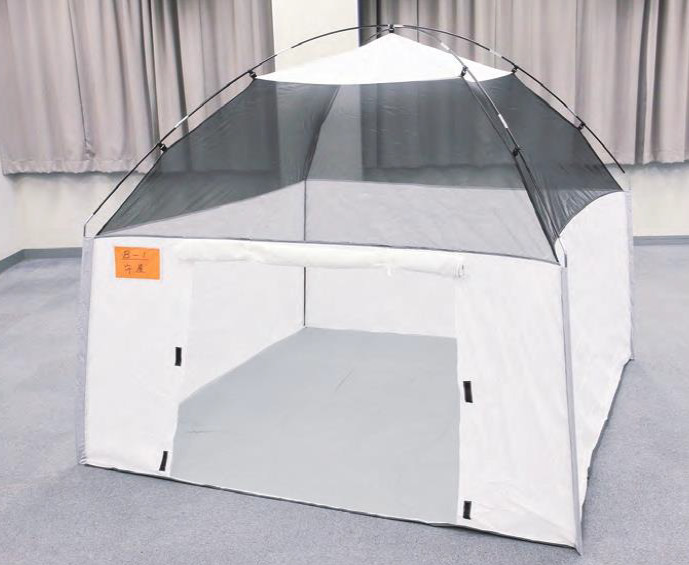 避難所用間仕切りテント