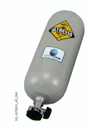 空気呼吸器　高圧空気容器（シリンダ）ウルトレッサシリンダ