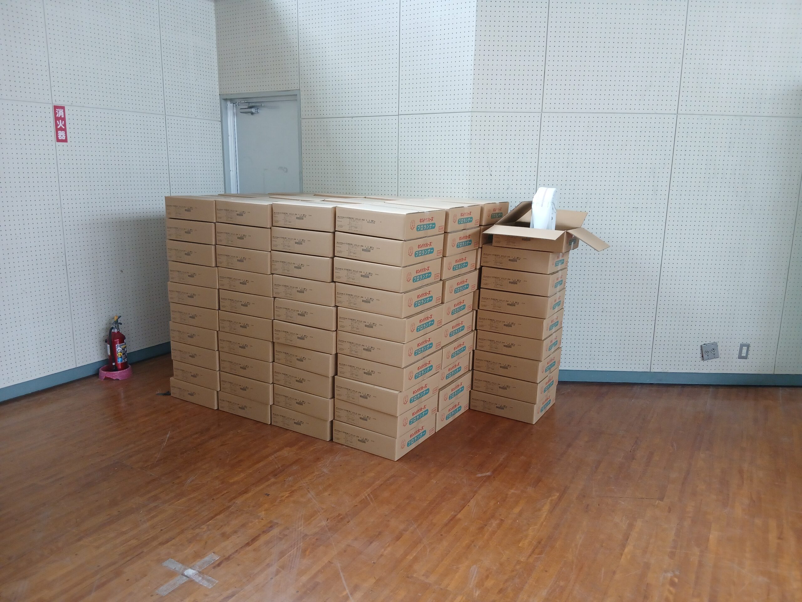 消防ホース納品